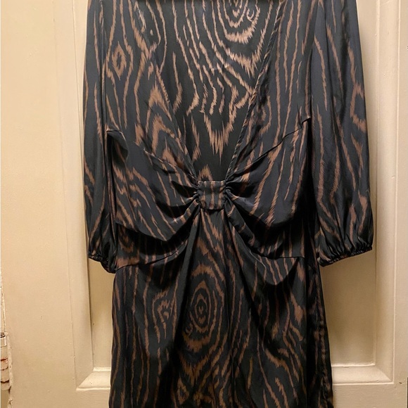 Parker animal print mini dress, 100%silk, excellent Condition, small size - Picture 2 of 16